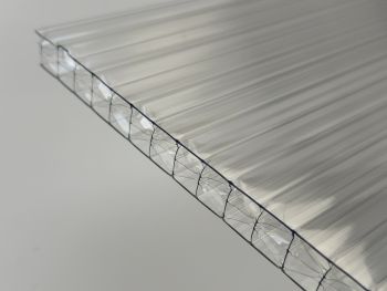 Polycarbonaat kanaalplaat 16 mm X-structuur 105x200 cm BxL