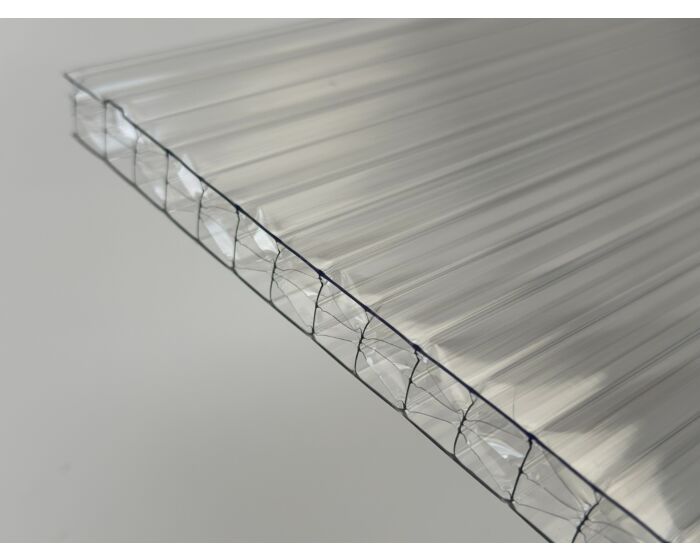 Polycarbonaat kanaalplaat 16 mm X-structuur 98x700 cm BxL