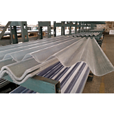 Golfplaat polyester type H 76/18 glasvezel golfplaten 305x110 cm