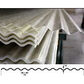 Polyester golfplaat Polylux Supercristal Clear 76/18 cristal plus 250 x 91 cm